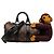 Bolso Louis Vuitton Monogram Keepall XS Castaño