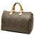Borsa Louis Vuitton Monogram Speedy 35 Marrone - vista 2