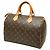 Borsa Louis Vuitton Monogram Speedy 30 Marrone - vista 2