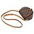 Borsa a tracolla Louis Vuitton Monogram Tambourin Marrone - vista 4