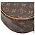 Borsa a tracolla Louis Vuitton Monogram Tambourin Marrone - vista 8