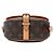Borsa a tracolla Louis Vuitton Monogram Tambourin Marrone - vista 3