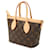 Borsa a Spalla Louis Vuitton Monogram Neverfull BB Marrone Rosa - vista 2