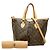 Borsa Louis Vuitton Monogram Palermo PM Marrone - vista 11