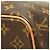 Borsa Louis Vuitton Monogram Palermo PM Marrone - vista 4