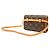 Borsa a tracolla Monogram Pochette Florentine Louis Vuitton Marrone - vista 2