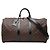 Louis Vuitton Monogram Macassar Keepall Bandoulière 55 Marrone Nero