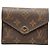 Cartera Victorine plegable monogram Louis Vuitton Castaño