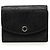 Louis Vuitton Monogram Mahina Portefeuille Iris XS Carteira Dobrável Preto