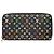 Carteira Zippy Monogram Multicolor Louis Vuitton Preto Multicor