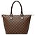 Borsa Tote Louis Vuitton Damier Saleya PM Marrone