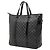 Borsa a tracolla Louis Vuitton Damier Graphite Tadao Nero - vista 2