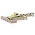 Collana con pendente a catena LV Colors Louis Vuitton Argento Bianco Giallo - vista 3
