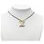 Collana con pendente a catena LV Colors Louis Vuitton Argento Bianco Giallo - vista 7