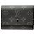 Louis Vuitton Monogram Eclipse Victor Wallet Brown Black