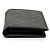 Portafoglio lungo Louis Vuitton Monogram Eclipse Brazza Nero - vista 3