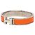 Hermès Pulsera Bangle Click H PM Hermes Plata Naranja Crudo - vista 2