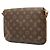 Borsa a tracolla Louis Vuitton Monogram Musette Tango Marrone - vista 2