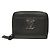 Louis Vuitton Lockme Zippy Münzbeutel aus schwarzem Leder Noir