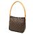 Borsa a Spalla Louis Vuitton Monogram Looping MM Marrone - vista 2