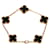 Bracelet Vintage Alhambra 5P Onyx de Van Cleef & Arpels Noir Doré  - vue 3