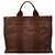 Hermès Borsa Tote Hermes Herline PM Marrone