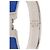 Hermès Hermes Click H GM Emaille Armreif Silber Blau - Ansicht 5