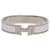 Hermès Pulsera rígida de esmalte Click H PM Hermes Plata Blanco  - vista 1