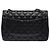Borsa CHANEL Timeless/Classique in Pelle Nera - 103739 Nero - vista 3