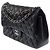 Borsa CHANEL Timeless/Classique in Pelle Nera - 103739 Nero - vista 4
