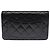 Borsa CHANEL Wallet on Chain in Pelle Nera - 103737 Nero - vista 3