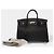 Hermès Borsa HERMES Birkin 40 in Pelle Nera - 103751 Nero - vista 2