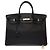 Hermès Borsa HERMES Birkin 40 in Pelle Nera - 103751 Nero - vista 3