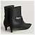 Hermès Botines Nice en napa con hebilla Kelly Negro - vista 13