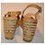 Stuart Weitzman Sandali con zeppa in vernice gialla Giallo Senape - vista 3