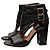 Sandali Laurence Dacade in pelle nera con tacco Nero