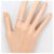Autre Marque PT900 Platinring mit 0.50ct Diamant - Ansicht 5