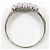 Autre Marque PT900 Platinring mit Diamant - Ansicht 2