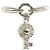 Autre Marque PT900 Platinring mit Diamant