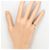 Autre Marque PT900 Platinring mit Diamant - Ansicht 3