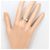 Autre Marque PT900 Platinring mit Zirkonia - Ansicht 6