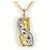 Autre Marque Collana in platino PT850 e oro giallo 18K D'oro - vista 3