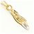 Autre Marque Collar de platino PT850 y oro amarillo de 18K con diamante Dorado - vista 2
