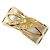 Autre Marque Anello a fascia in platino PT900 e oro giallo 18K D'oro