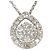 Autre Marque Collana in platino e diamanti