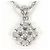 Autre Marque Collana in platino PT900 e PT850 con diamante