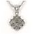 Autre Marque Collana in platino PT900 e PT850 con diamante - vista 3