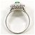 Autre Marque Platinring mit Jade und Diamant - Ansicht 2