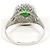 Autre Marque Platinring mit Jade und Diamant - Ansicht 3