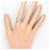 Autre Marque Platinring mit Diamant - Ansicht 6